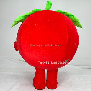 Funtoys 2/2.6m inflable verde rojo <span class=keywords><strong>tomate</strong></span> fruta vegetal mascota <span class=keywords><strong>disfraz</strong></span> para adultos dibujos animados Cosplay Halloween Navidad Carnaval - Product Image 3