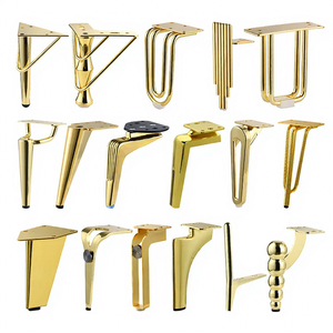 Nouveau modèle de pieds de meubles en métal doré pour canapé, armoire et chaise, incluant pieds inclinés pour canapé et pieds de chaise de haute qualité pour salon - Product Image 1