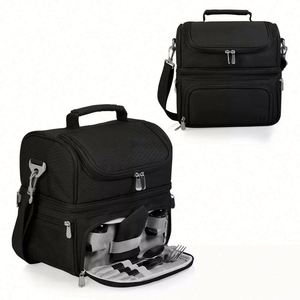 Bolsa Térmica Personalizada Ecológica Reutilizable con Doble Compartimento, Bolsa Térmica para Llevar Comida al Trabajo, Oficina o Picnic - Product Image 4