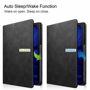 Cover per tablet con motivo mucca e portapenna compatibile con la custodia per tablet Samsung <span class=keywords><strong>Galaxy</strong></span> <span class=keywords><strong>Tab</strong></span> S7 Plus da 12,4 pollici SM-T970 - Product Image 2