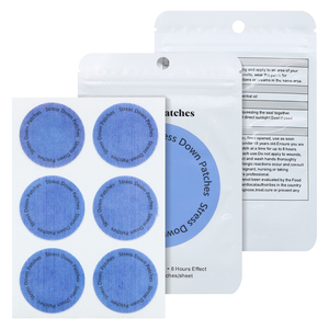 Custom Private Label Stress Down <strong>Patches</strong> Natural Herbal Relaxation <strong>Patch</strong> Vegan Anxiety Relief Stickers Wholesale - Product Image 5