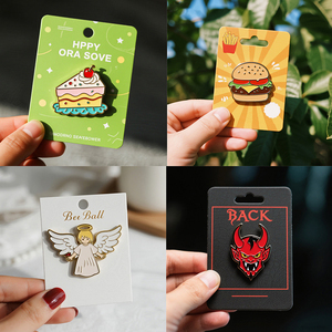 Pins de Solapa Personalizados al por Mayor con Logotipo, Precio de Fábrica, Pins de Esmalte Brillantes para <span class=keywords><strong>Ropa</strong></span>, Deportivos, Duros y Suaves - Product Image 2