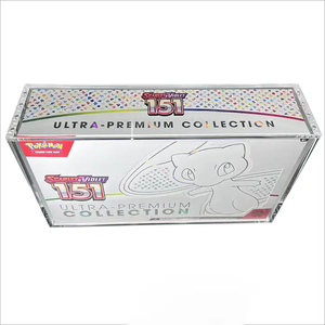 Boîte de protection en acrylique pour booster box <span class=keywords><strong>Pokémon</strong></span> 151, écologique, moderne, avec couvercle magnétique, TCG Carte UPC Super Premium, vente en gros - Product Image 3