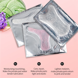 Mascarilla Íntima Femenina de Marca Privada, Forma de T, Mascarilla de Encaje Vaginal, Hidratante, Hierbas Naturales, Colágeno Marino, Cristal - Product Image 4