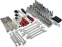 PEXMARTOOLS Offre Spéciale – Kit de Clés à Douilles à Cliquet en Acier Carbone Durci, 216 Pièces, pour Réparation Automobile, Outil à Main OEM