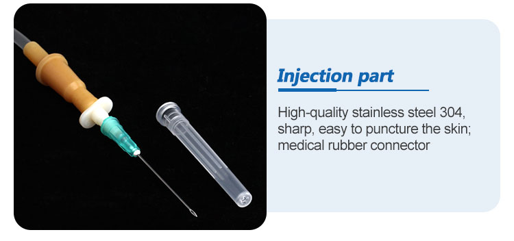 Conjunto de infusión médica desechable ordinario aprobado por CE con aguja