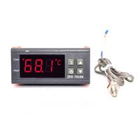 Termostato controlador de temperatura Digital con Sensor para quemador, interruptor de Control de horno, controlador de alta temperatura