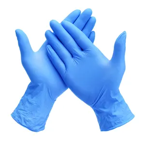 Heartmed i-găng tay Latex miễn phí dùng một lần Nitrile glovees bột miễn phí màu xanh/đen/trắng