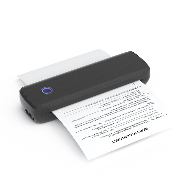 A4 Thermal Portable Printer with USB for Resume Contract Bill Printing Custom Options Factory Wholesale Thermal Printer 80mm