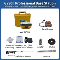 Receptor GNSS RTK Unistrong G990II de Bajo Costo, 1408 Canales, IMU, Rover de Topografía, Base GNSS RTK para Ingeniería de Construcción
