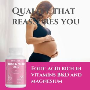 Rainwood OEM diskon besar produk besi banyak dan seng suplemen Vitamin B9 tablet asam folat DHA untuk kehamilan - Product Image 4