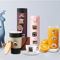 50pcs mignon dessin animé Biscuits Snack autocollant personnalisé Graffiti mur étanche PVC vinyle découpé téléphone portable alimentaire Cookie autocollants
