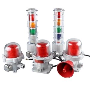 ATEX IP66 không thấm nước wf2 nguy hiểm vị trí LED nổ bằng chứng tín hiệu còi báo động âm thanh cảnh báo xoay đèn cho Nhà Máy lọc dầu máy - Product Image 3