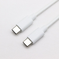 Kabel USB Tipe C ke USB Tipe C, pengisian daya Cepat PD 1M 3 kaki 60W 3A PD untuk iPad, ponsel dan komputer Tablet