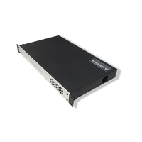 Boîtier de commande électrique et électronique en tôle, format 1U 19 pouces, pour montage en rack, conception OEM personnalisée, pour amplificateur