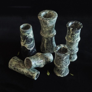 <span class=keywords><strong>Vasi</strong></span> in Marmo Verde Alpi Naturale Stonekocc, Venature Uniche, Sfumature di Colore Lussuose, Squisiti per Centrotavola Matrimoniali - Product Image 6
