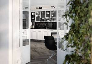 ISO認証取得済み、カスタマイズ可能なエコフレンドリーなミニマリストモダンキッチンキャビネット、防湿メラミンボードシンク、アパートダイニング - Product Image 5