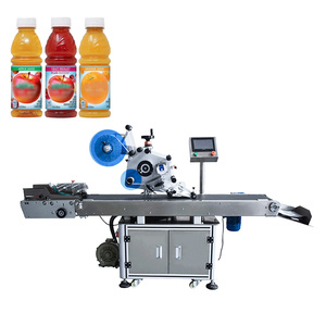 Machine d'étiquetage automatique électrique efficace pour bouteilles rondes de boissons avec emballage papier - Tension 220V - Product Image 1