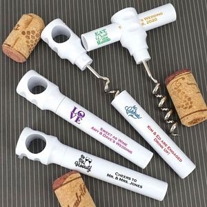 Sacacorchos de Bolsillo Portátil Moderno Personalizado, Herramienta de Camarero, de Plástico y Acero Inoxidable para Abrir Botellas de Vino - Product Image 6