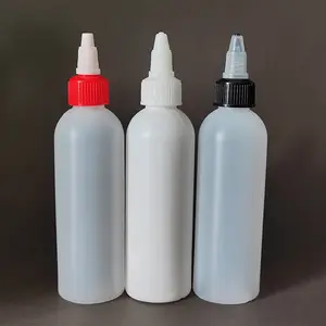 80 मिलीलीटर 100 मिलीलीटर 120 पी प्लास्टिक नोजल मोड़ कैप जैतून के बाल तेल डिस्पेंसर सॉस के लिए बोतलों को निचोड़ते हैं