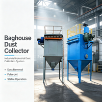 Collecteur de poussière industriel à sacs grande capacité, unité de filtration à impulsions pour le nettoyage des poussières de sable de fonderie