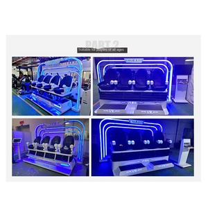 Simulador de Cine 9D VR, Juego de Plataforma de Movimiento 4D para Exteriores, Simulador de Vuelo, Equipo de Realidad Aumentada/Mixta para Centros Comerciales, Fabricado en Metal Resistente - Product Image 3