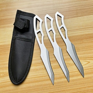 Cuchillo de Camping Multifuncional de Acero Inoxidable con Hoja Fija, Mango de Nailon y Fibra de Vidrio, 27 cm de Longitud Total, Supervivencia al Aire Libre - Product Image 3