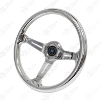 13.58 pouces 345mm Deep Dish Volant Creative Auto Universal Drifting Sport ABS Golden Silver Burning Blue Volant