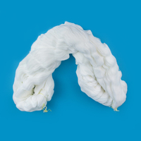 Fil à coudre Hanchuan de haute qualité, vente en gros d'usine, 250g, 100% polyester, filé à anneaux, blanc brut, 40/2 50/3 OEKO