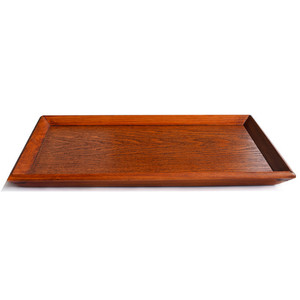 Japanese Style Solid Wood Slanted <b>Tray</b> Brown Natural Wood <b>Tea</b> <b>Tray</b> Serving <b>Tray</b> Hotel Supplies Factory Wholesale - Product Image 2