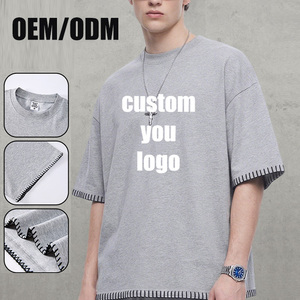 Wholesale Blank Homme Personalized T‑Shirts O‑Neck Short Sleeve Plain Casual Tshirt Printing Customized T shirts For Men - Product Image 2