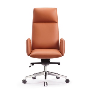 Chaises de bureau de direction de luxe, chaises de visiteur pour salle de réunion, chaises de bureau en cuir PU pour salles de conférence - Product Image 4