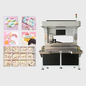 Máquina de moldura multifunción de color para galletas, decoración de chocolate