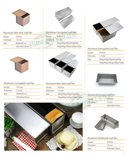 <span class=keywords><strong>Pullman</strong></span> sin recubrimiento, molde para pan, caja para tostadas 250g/450g/600g/750g/900g/1000g/1200g Material de metal de aluminio - Product Image 4