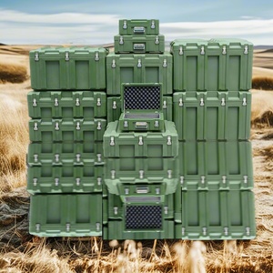 Roto đúc chống nước Lager trung bình di động có thể khóa trường hợp hàng hóa trên đất liền để vận chuyển lưu trữ an toàn - Product Image 6