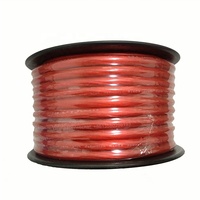 FLEX caucho PVC 2GA cobre puro 2/0 AWG OFC Cable de alimentación 0 calibre Cable de alimentación de audio para sonido de audio de coche