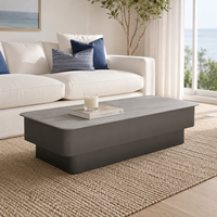 Table basse en pierre frittée de style italien moderne et minimaliste, ensemble de tables adaptées aux meubles d'hôtel et aux meubles de maison