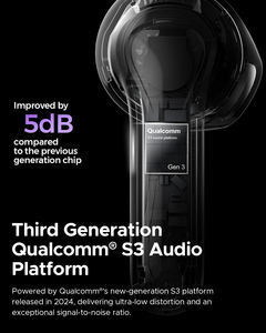 <span class=keywords><strong>Soundpeats</strong></span> más nuevo AIR 5 <span class=keywords><strong>Bluetooth</strong></span> 5,4 QCC3091 con funda de batería impermeable música auricular negro TWS con buena calidad de sonido - Product Image 2