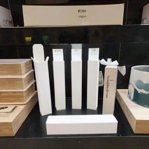 Caja Pequeña Blanca Corrugada para Almacenamiento de Cosméticos, Caja Blanca Pequeña de Varios Tamaños, Embalaje Personalizable en Blanco para Venta al por Menor/Almacenamiento - Product Image 3