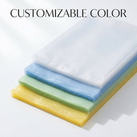 Sacs plats en PE à ouverture supérieure, taille personnalisée, résistants à l'humidité, pour accessoires vestimentaires, emballage de quincaillerie, sacs plats en plastique anti-poussière, vente en gros