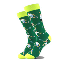 Vente en gros Été et Automne Mignon Femmes Animaux Unisexe Style Heureux Amusant Coton Sox Robe Nouveauté Hommes Chaussettes Crew