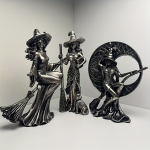 Juego de Figuras de Brujas, Paquete de Varias Piezas, Decoración de Halloween, Adorno de Mesa para Sala de Estar, Estilo Ecléctico, Decoración del Hogar - Product Image 1
