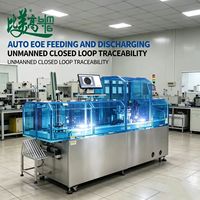 Machine de marquage laser UV à froid sans encre haute efficacité avec alimentation automatique pour la production en série de papeterie, étuis à stylos et lignes de production de produits chimiques quotidiens