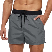 Shorts de plage personnalisés 2025 pour hommes – Grande vente OEM – Maillots de bain décontractés imperméables, unis ou imprimés, grandes tailles avec poche zippée