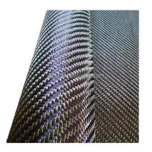 3K240G Purple Silver Double Silk Twill Carbon Fiber Fabric