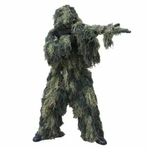 Light Weight Ghillie Suits Woodland For Outdoor Sport Paintball Game