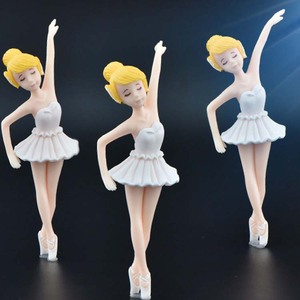 Per bambini da giardino decor vari colori bambola per la vendita ballerino ragazza della resina figurine in miniatura - Product Image 6