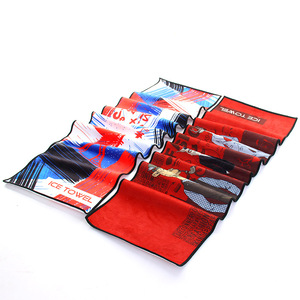 ผ้าขนหนูสำหรับเล่นกีฬาซับน้ำได้ดีทำจากผ้าฝ้ายไมโครไฟเบอร์ผ้าขนหนูแนวสปอร์ตออกแบบได้ตามที่ต้องการ - Product Image 3