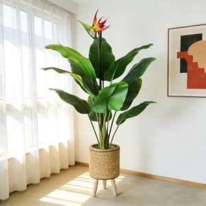 Plantes décoratives artificielles hautement réalistes : Arbre de <span class=keywords><strong>paradis</strong></span> et Bananier <span class=keywords><strong>du</strong></span> voyageur de grande taille pour la décoration intérieure, commerciale et paysagère - Product Image 2