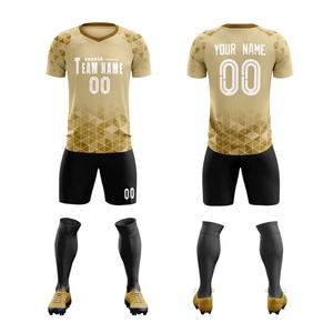 Conjunto de Camiseta de Fútbol Personalizada para Hombre, Camiseta de Fútbol con Nombre y Número, Uniforme de Entrenamiento Deportivo de Spandex/Poliéster - Product Image 5